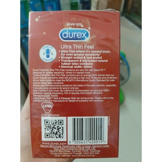 Bao cao su Durex siêu mỏng 30c