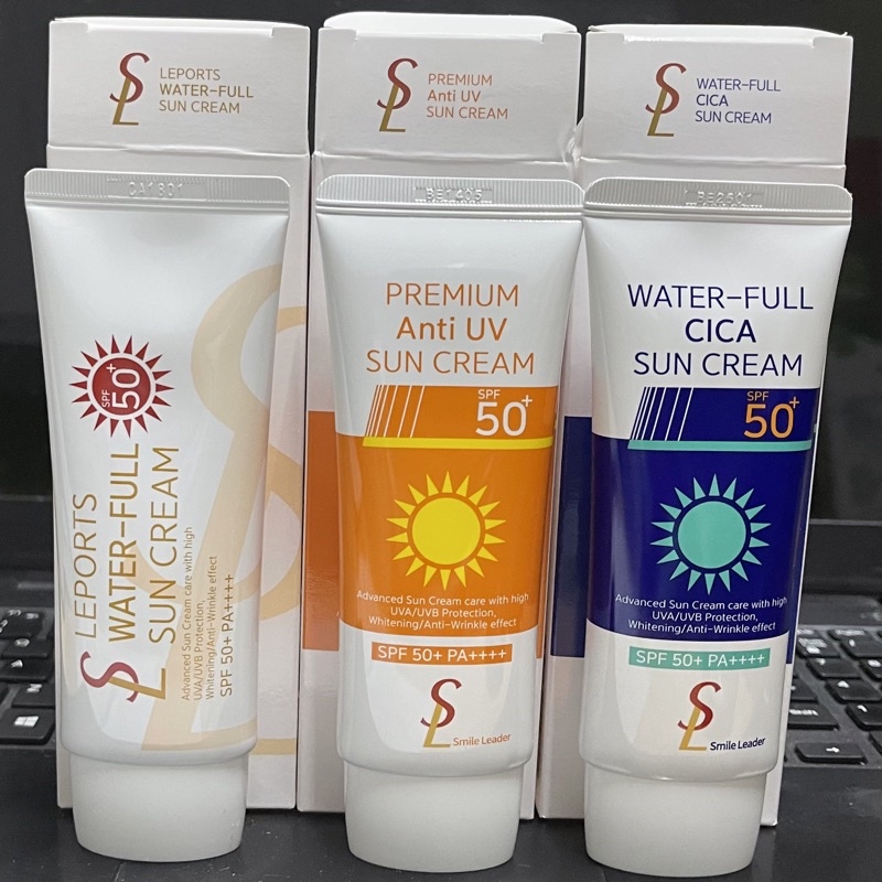 Kem Chống Nắng Nâng Tông Smile Leader Sun Cream SPF50 Tuýp 60ml