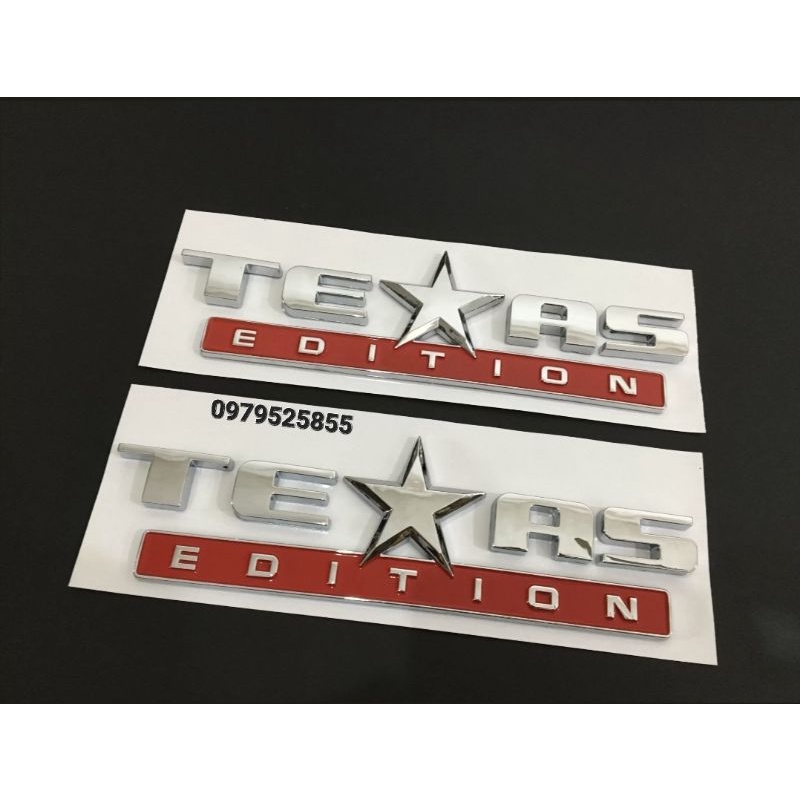 Tem TEXAS dán xe, tem nhôm dán xe