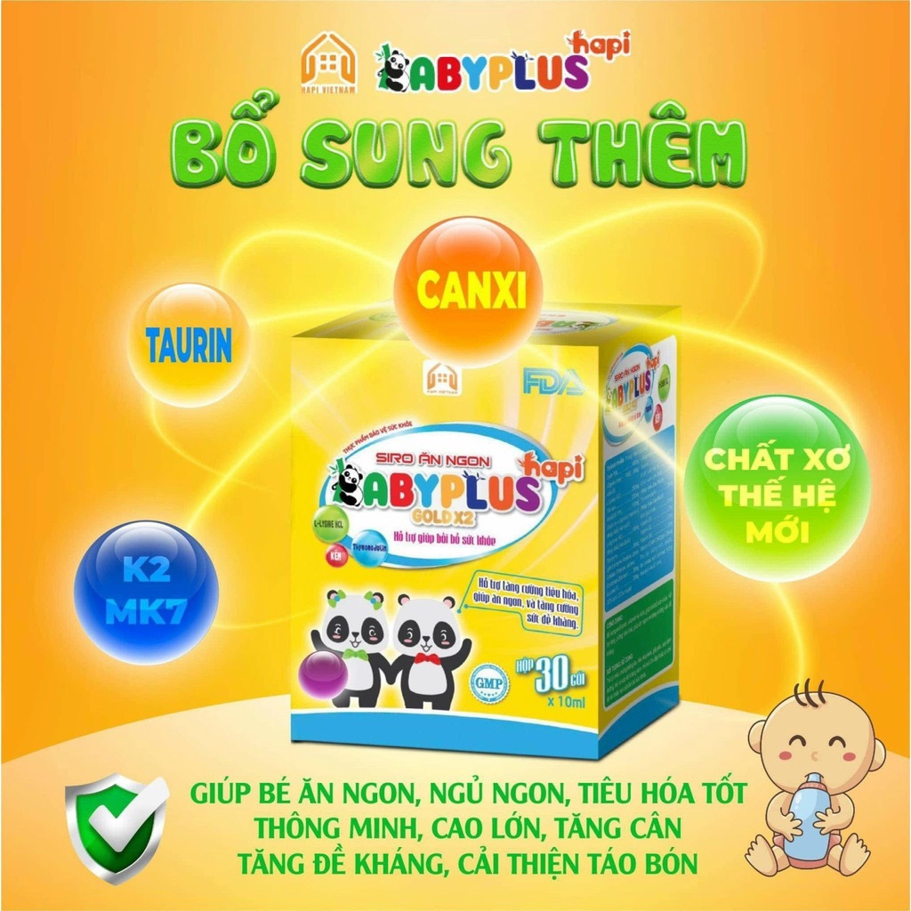 SIRO BABYPLUS cho bà bầu và trẻ em - Siro Ăn Ngon chứa colostrum ,tăng cân ,hết biếng ăn,tiêu hoá tốt