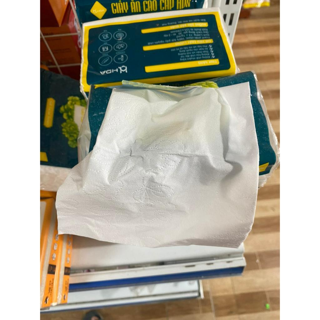 Thùng 20 Gói Giấy Ăn Cao Cấp HDA Siêu Dai Mịn Không Có Mùi Hôi 1 Gói 350 Tờ