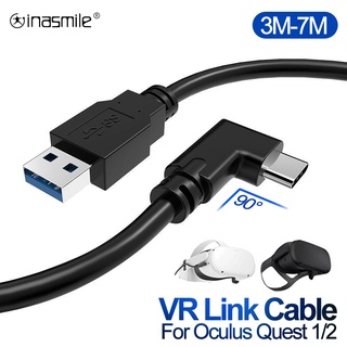 5m charge link cable for oculus quest 1 2 fast usb 3.1 type c data charging link cable for oculus quest2 vr accessories