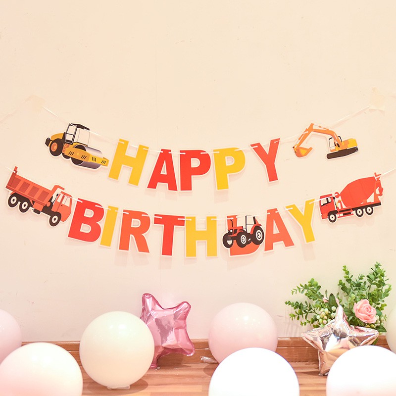 Dây chữ HAPPY BIRTHDAY trang trí sinh nhật theo từng chủ đề