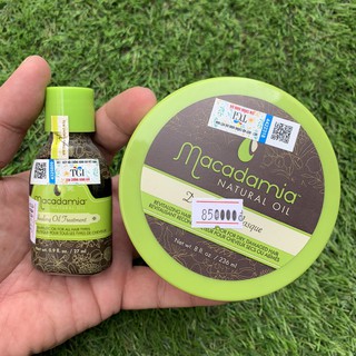 Combo tinh dầu Macadamia 30ml + Hấp Macadamia 250ml { New 2024 }