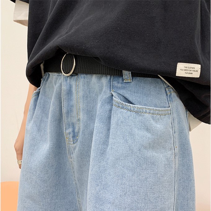 Quần short jean hoa cúc nam nữ Style ulzzang siêu hot | BigBuy360 - bigbuy360.vn