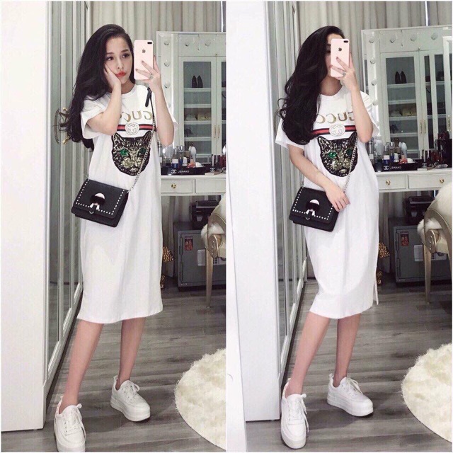 - Đầm xuông gucci