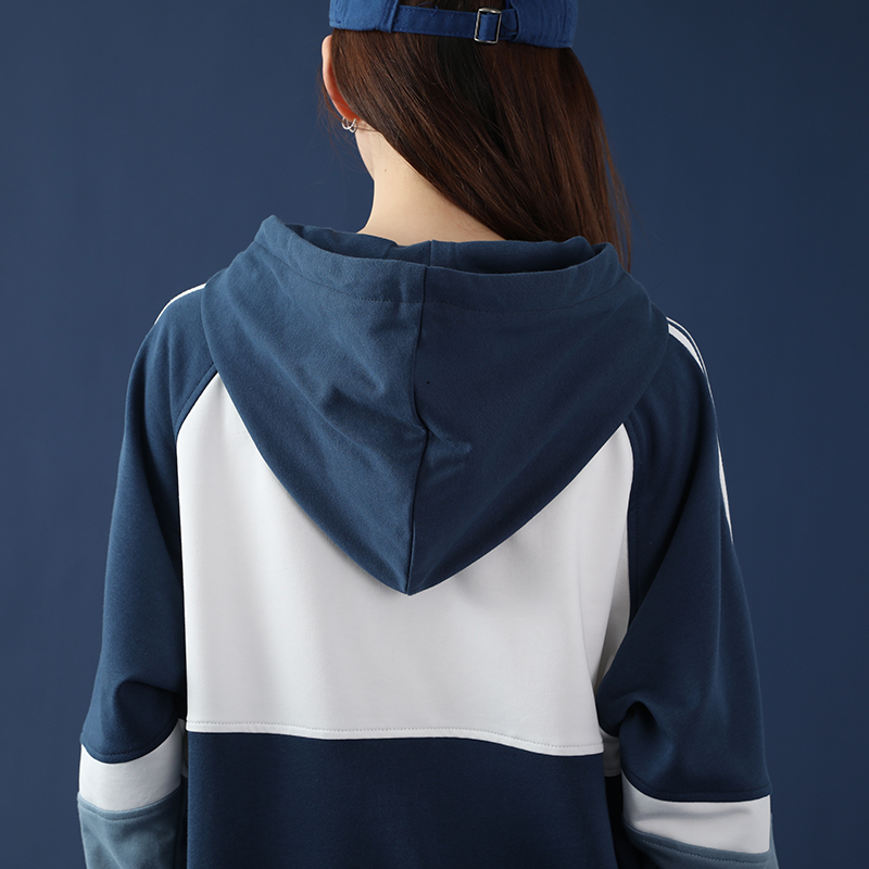 Áo Hoodie Vải Cotton Dáng Rộng Kiểu Thể Thao Cho Các Cặp Đôi