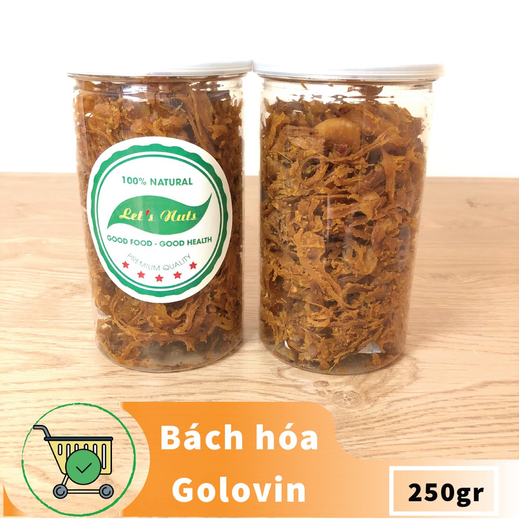 Mực xé sợi tẩm vị cay ngon 250gr Golovinshop