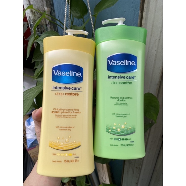 sữa lotion body VASELINE dưỡng thể trắng da 725ml - chính hãng