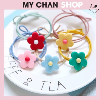 Dây cột tóc, buộc tóc hoa cúc siêu dễ thương phong cách hàn quốc - nhiều màu lựa chọn - 261
