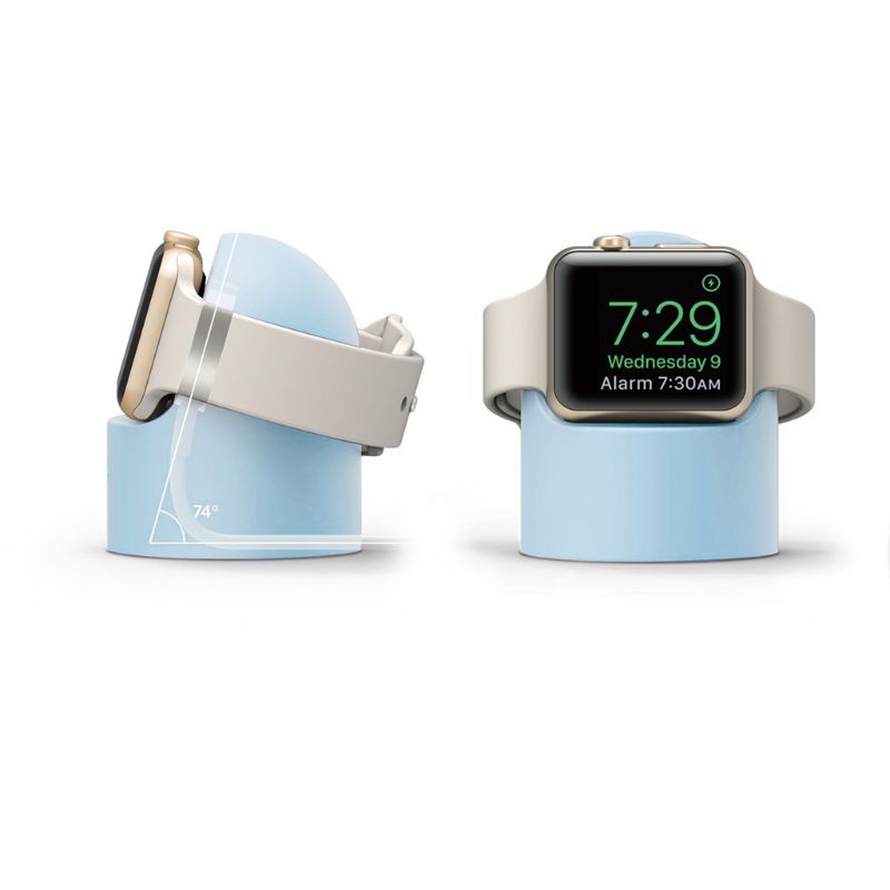 Đế Sạc Silicone Di Động Cho Đồng Hồ Thông Minh Apple Watch Series 4 / 3 / 2 / 1 44mm / 42mm / 40mm / 38mm