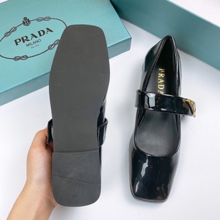 Giày búp bê prada mũi vuông fullbox