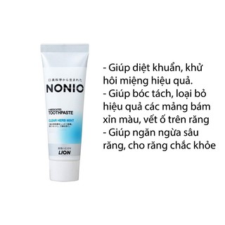 Kem đánh răng nonio răng trắng sáng - ngăn ngừa hôi miệng | hàng nội địa nhật