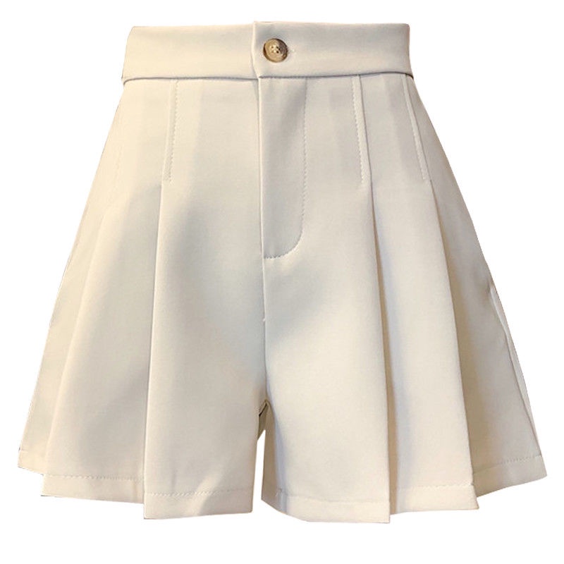 Quần Short Mỏng Ống Rộng Xếp Ly Lưng Cao Thời Trang Mùa Hè Hàng Mới 2022
