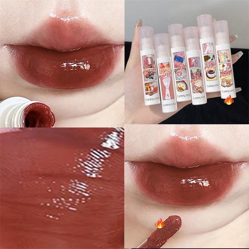 CAPPUVINI® Son Bóng Dưỡng Ẩm Lâu Trôi Trọng Lượng Nhẹ