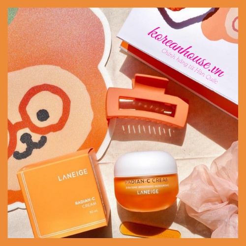 KEM DƯỠNG TRẮNG NÂNG TONE DA LANEIGE RADIAN C CREAM_Vitamin C Tone Up Cream