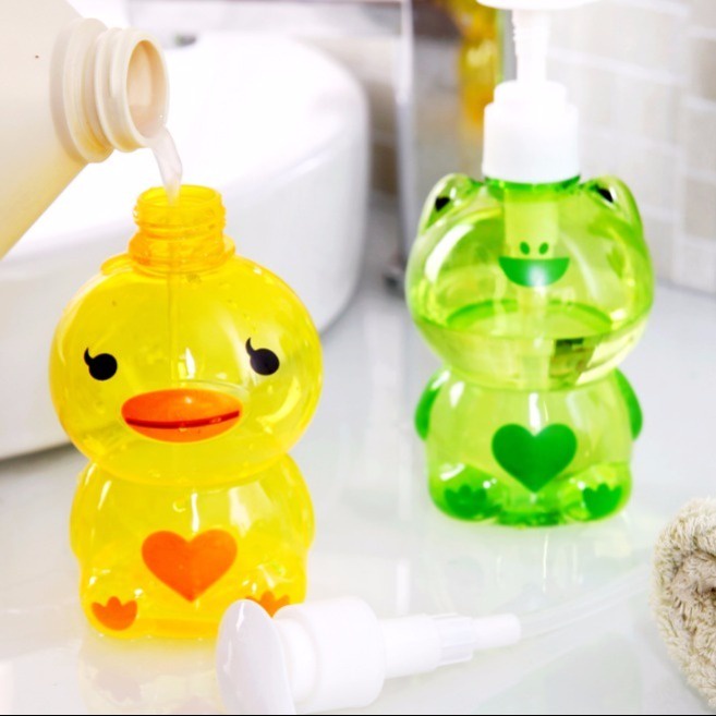 Chai đựng dầu gội/ sữa tắm kiểu dáng hoạt hình dễ thương