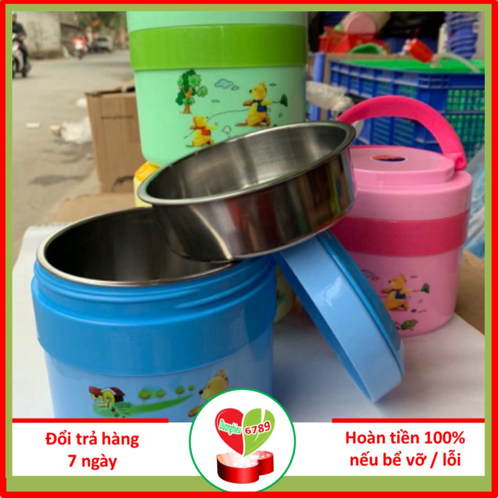 Cặp Lồng Giữ Nhiêt, Ủ Giữ Nhiệt Inox - Duonghieu6789
