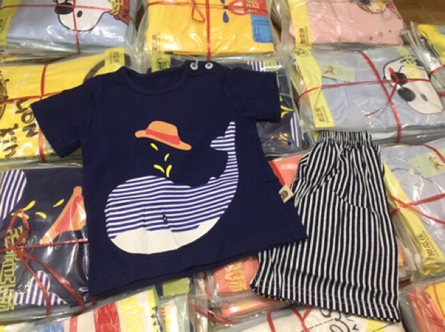 BỘ COTTON XUẤT HÀN bé trai/ bé gái