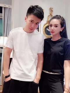 Áo phông đính cườm đính đá