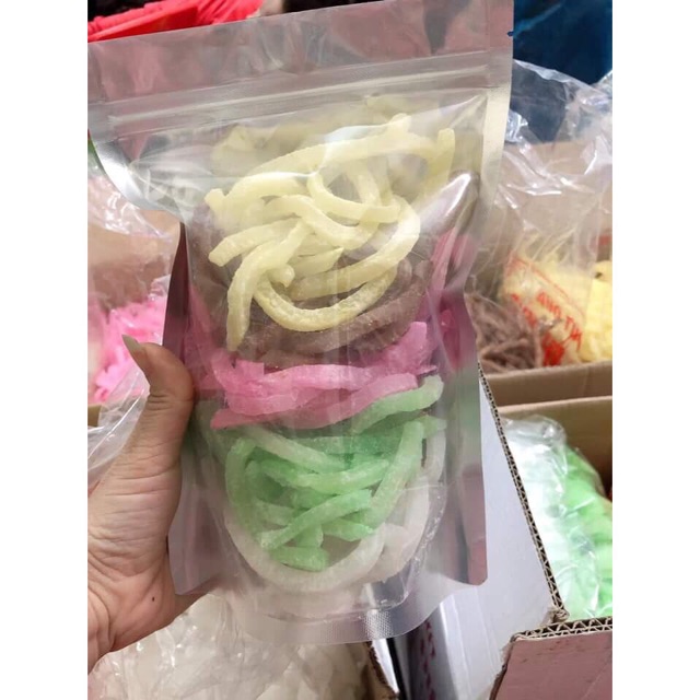 500Gr mứt dừa non bến tre dẻo thơm mix vị