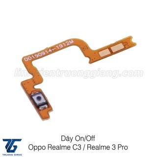 Bộ 3 dây on/off thay cho op-po real me c3 / real me 5i / real me 5