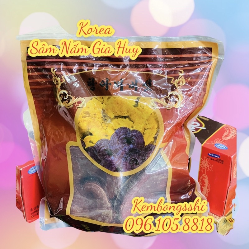 [HÀNG MỚI] Nấm Linh Chi Đỏ túi Nâu Hàn Quốc, Túi 1kg