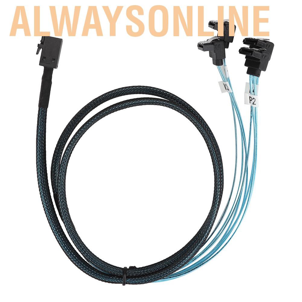 Dây Cáp Kết Nối Ổ Cứng Mini SAS Giao Diện HD 36P SFF-8643 Sang SATA 7Pinx4 | BigBuy360 - bigbuy360.vn