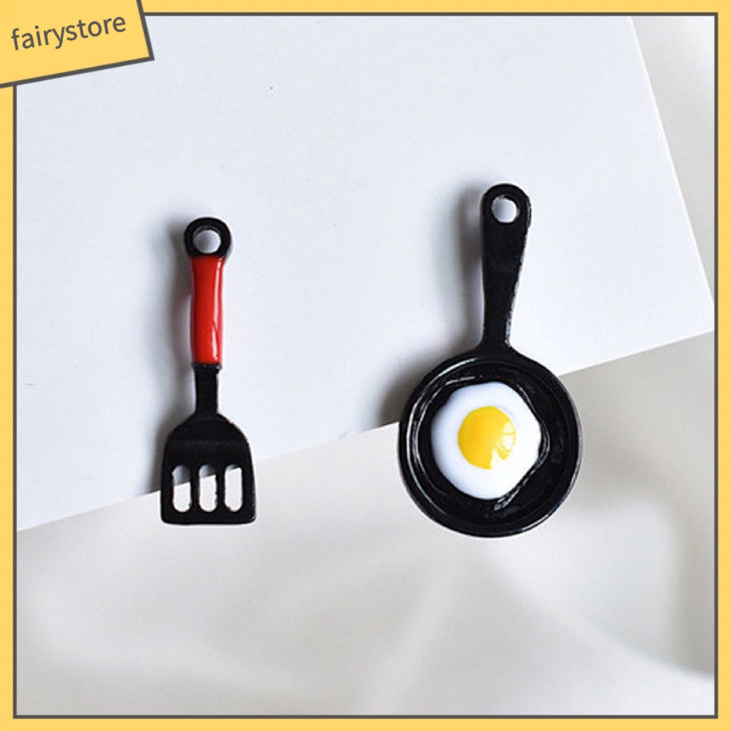 Khuyên Tai Nữ Hình Chảo Chiên Trứng Ốp La Độc Đáo