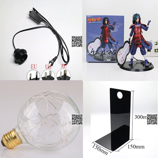 Mô hình Madara Anime Naruto hiệu ứng led giống hình và bán lẽ từng món (đọc kỹ mô tả nhé)[Shop-Nino24 ID-1561]