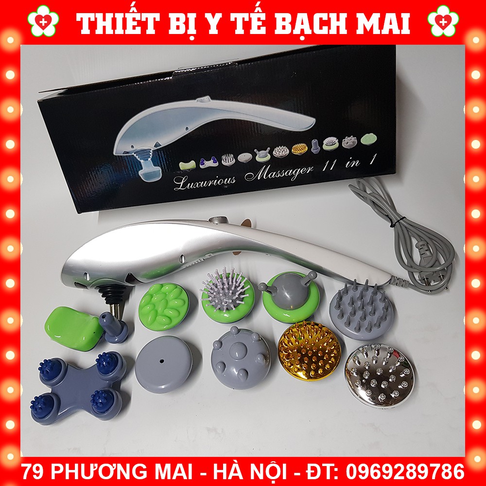 Máy Massage Sang Trọng Cầm Tay 11 Đầu Massager