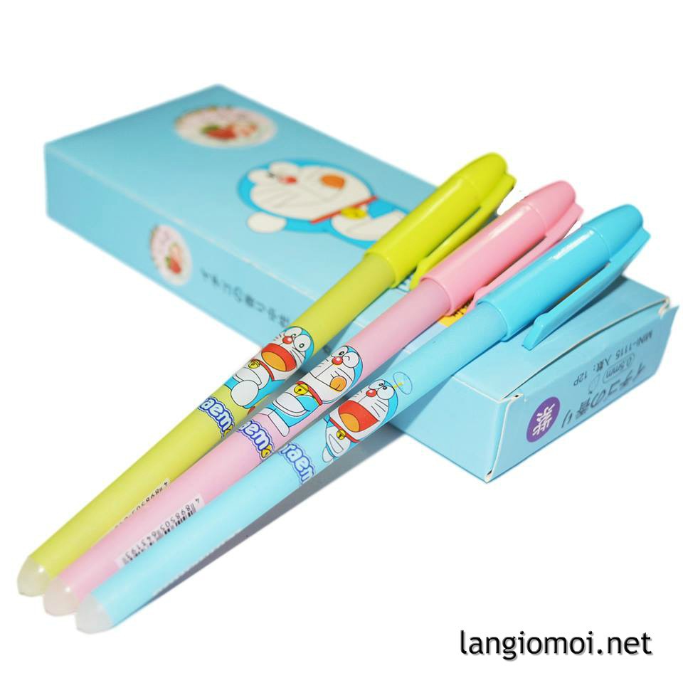 Hộp 12 cây BÚT BI MA THUẬT VIẾT XONG XÓA ĐƯỢC - Bút Bi Tẩy Xóa Dễ Dàng sỉ ib