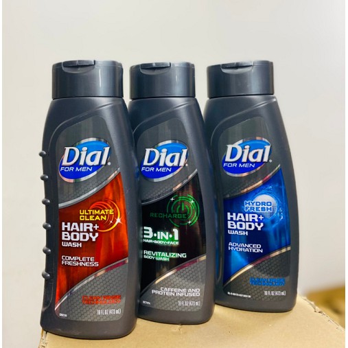 Dầu Gội - Sữa Tắm Dial for Men Bodywash for Hair & Body