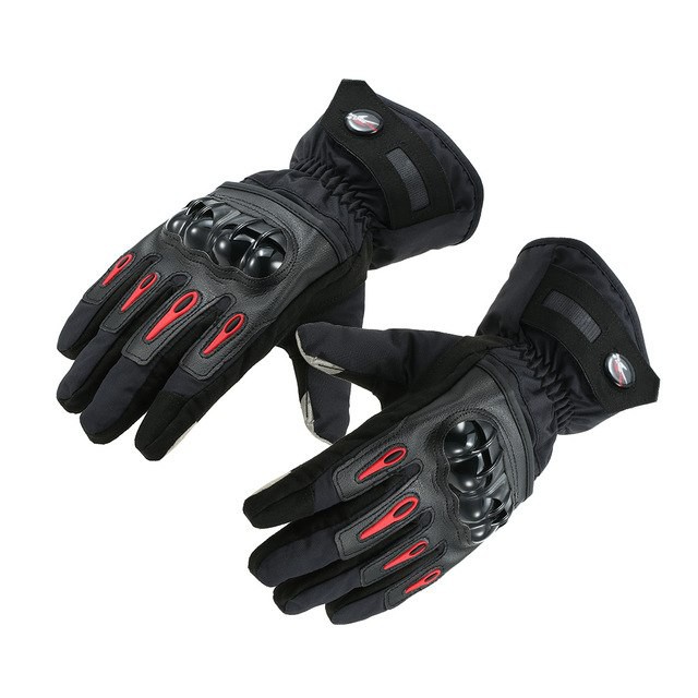Găng tay chống nước 100% Probiker gù nhựa bảo vệ giữ ấm mùa đông có gù nhựa