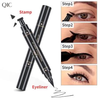 [TẶNG KÈM MASCARA] BÚT KẺ MẮT 2 ĐẦU QIC - ĐƯỜNG KẺ  SẮC NÉT KHÔ NHANH