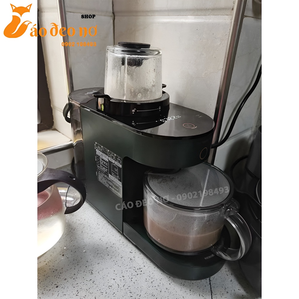 Máy Sữa Hạt Tự Động JOYOUNG Y521 Có Màn Hình Hiển Thị Bảo Hành 12 Tháng - Cáo Đeo Nơ