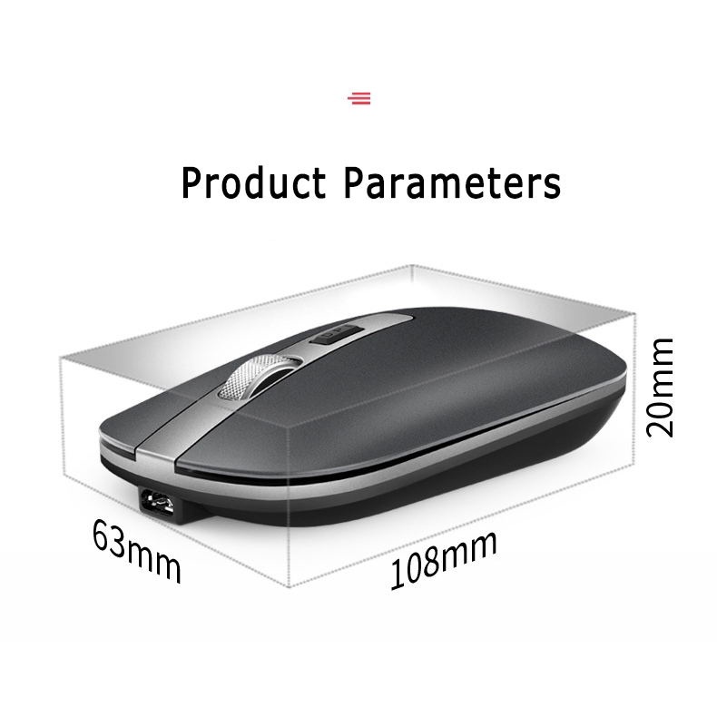 Chuột Bluetooth Không Dây 2.4g Có Thể Sạc Được | BigBuy360 - bigbuy360.vn