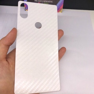 DÁN VÂN CARBON MẶT LƯNG XIAOMI MI MIX 2S