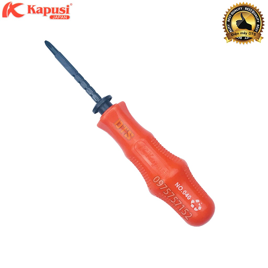 Tô vít nấc 2 đầu Kapusi 110mm, tuốc nơ vít dẹp và bake trở đầu ngắn