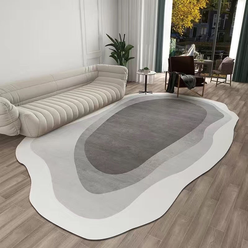Thảm trải sàn hình dạng đặc biệt sang trọng tối giản phong cách Bắc Âu