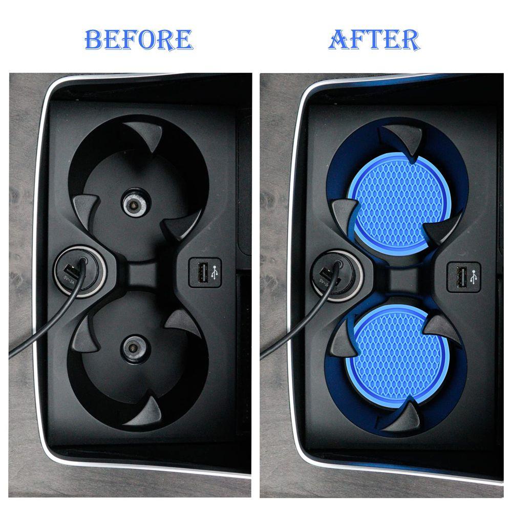 Đế Lót Ly Bằng Cao Su PVC Tự Nhiên Cách Nhiệt Chống Trượt Cho Xe Hơi