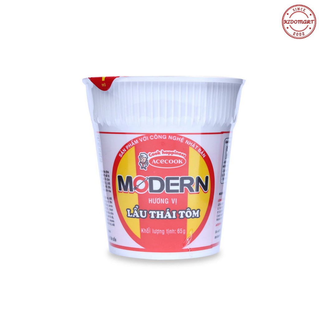 Mì Cốc Modern Lẩu Thái Tôm 65gr
