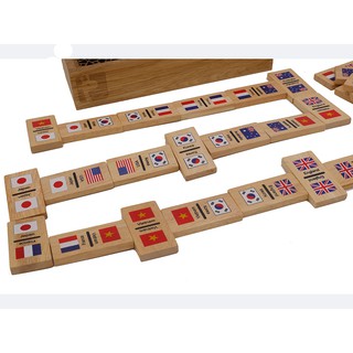 Domino cờ các nước - đồ chơi trẻ em