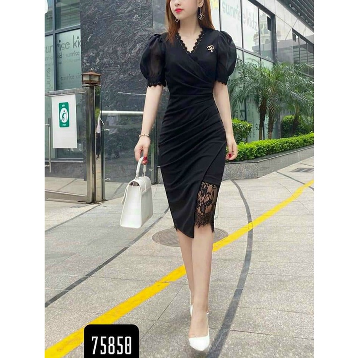 ĐẦM BODY DỰ TIỆC PHỐI REN THIẾT KẾ SANG CHẢNH QUYẾN RŨ NỔI BẬT