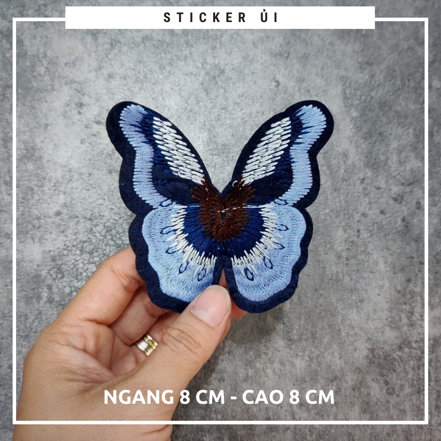 Sticker ủi áo hình thêu cao cấp -DÙNG LÀM BÔNG CÀI ÁO HAY HÌNH ỦI ÁO TRANG TRÍ VÁY, ĐẦM, ÁO DÀI HOẶC LÀM MIẾNG VÁ ÁO