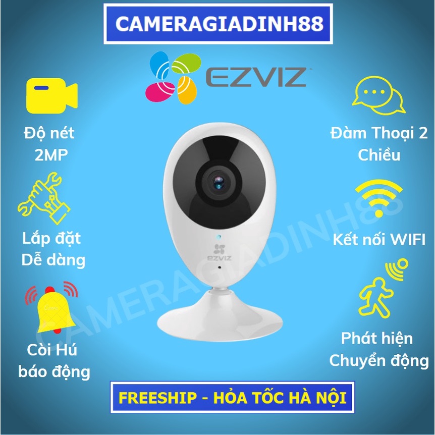 Camera WIFI EZVIZ DÙNG PIN CB1 KHÔNG DÂY 1600A Chính Hãng 24TH