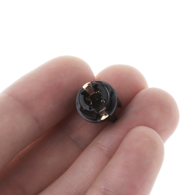 Set 10 Chuôi Đèn LED T5 Dạng Xoắn Cho Xe Hơi Giá Đỡ