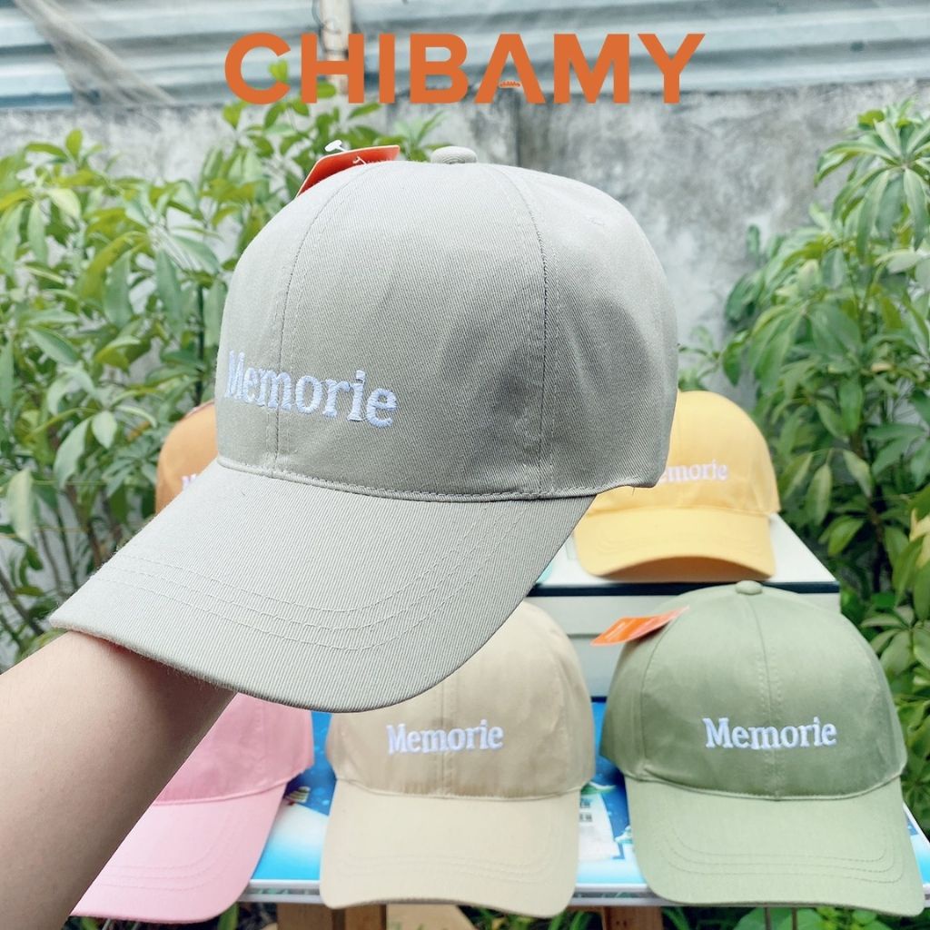 Nón Lưỡi Trai Nam Nữ Memorie  chất kaki đẹp