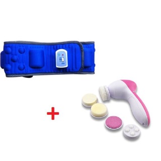 Đai massage rung giảm mỡ X5 cao cấp + Tặng kèm 1 máy masage rửa mặt