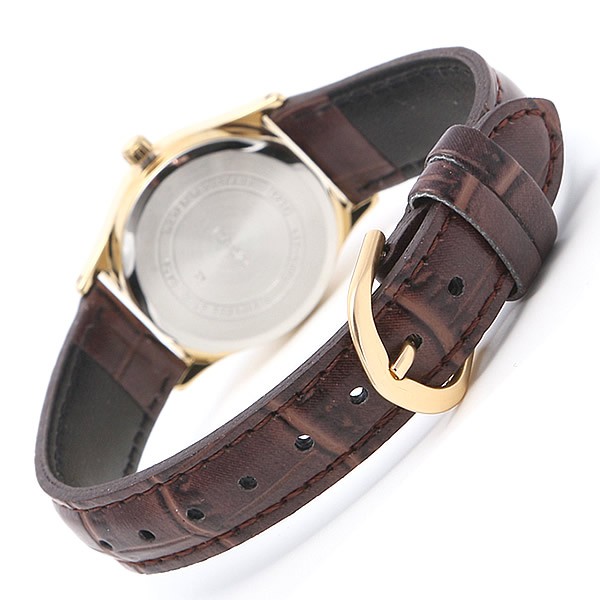 Đồng hồ nữ dây da Casio chính hãng Anh Khuê LTP-V006GL-7BUDF